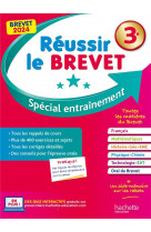 Reussir au college : reussir le brevet  -  3e  -  special entrainement (edition 2024)