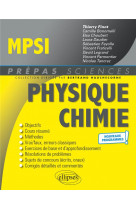 Physique-chimie mpsi - programme 2021