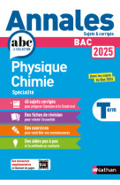 Annales bac physique chimie term. 2025 - corrigé