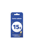 Carte cadeau max 15 euros