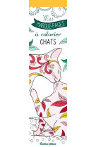 Mes marque-pages à colorier : chats