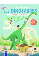 Atlas dépliable- les dinosaures