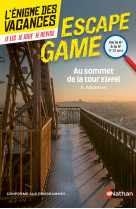 Enigme des vacances escape game 6e-5e au sommet de la tour eiffel