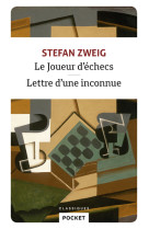 Le joueur d'échecs suivi de lettre d'une inconnue