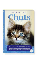 Agenda loisirs chats 2023 avec 70 pages d'informations et de conseils sur les chats