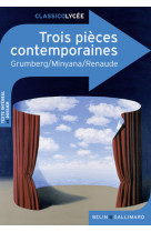 Trois pièces contemporaines