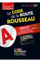 Code rousseau de la route b 2020