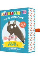 Jeux de cartes - p'tit loup - jeu de mémory - où est doudou ?