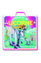 Construis en 3d - une licorne géante