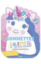 Gommettes formes - l'aventure de petite licorne