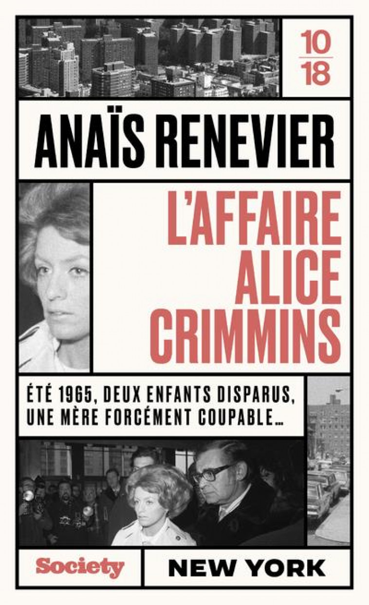 L AFFAIRE ALICE CRIMMINS - RENEVIER ANAIS - 10 X 18