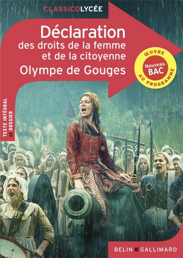 DECLARATION DES DROITS DE LA FEMME ET DE LA CITOYENNE - OLYMPE DE GOUGES - NC