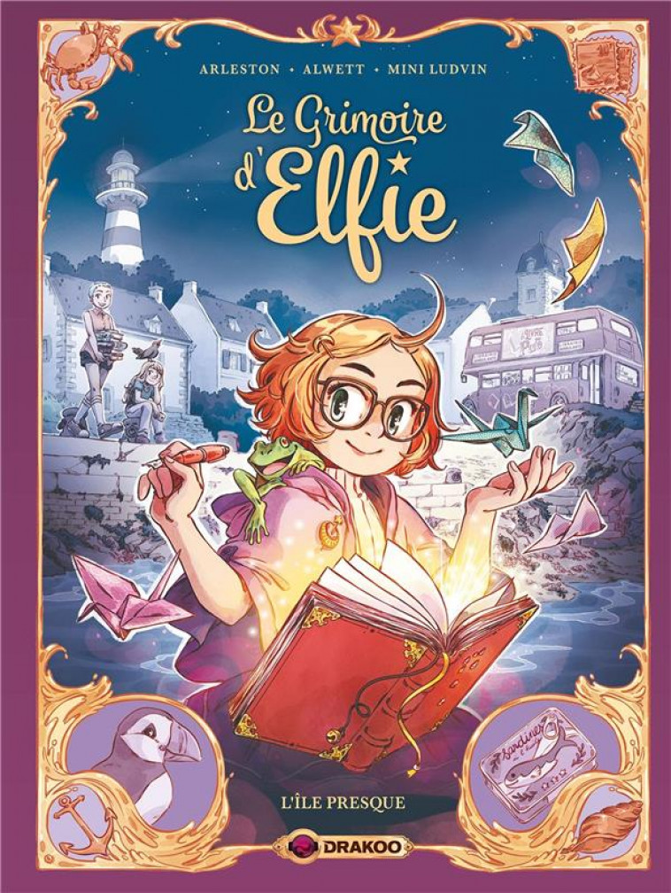 LE GRIMOIRE D'ELFIE - T01 - LE GRIMOIRE D'ELFIE - VOL. 01 - HISTOIRE COMPLETE - L'ILE PRESQUE - ARLESTON/ALWETT - DU LUMIGNON