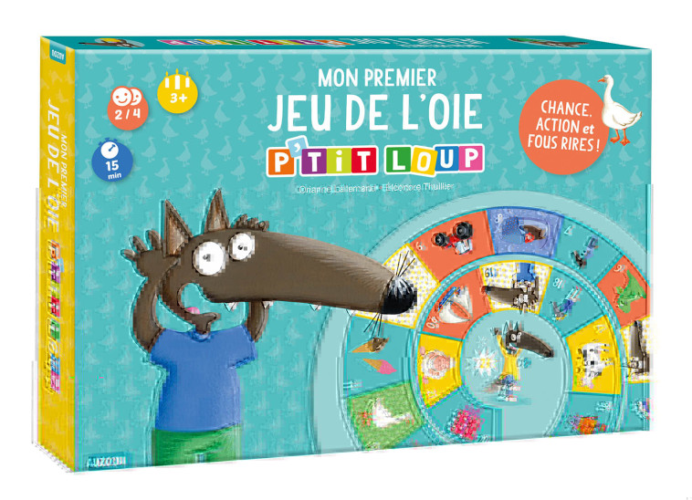 MON PREMIER JEU DE L'OIE P'TIT LOUP - Lallemand Orianne, THUILLIER Éléonore - AUZOU