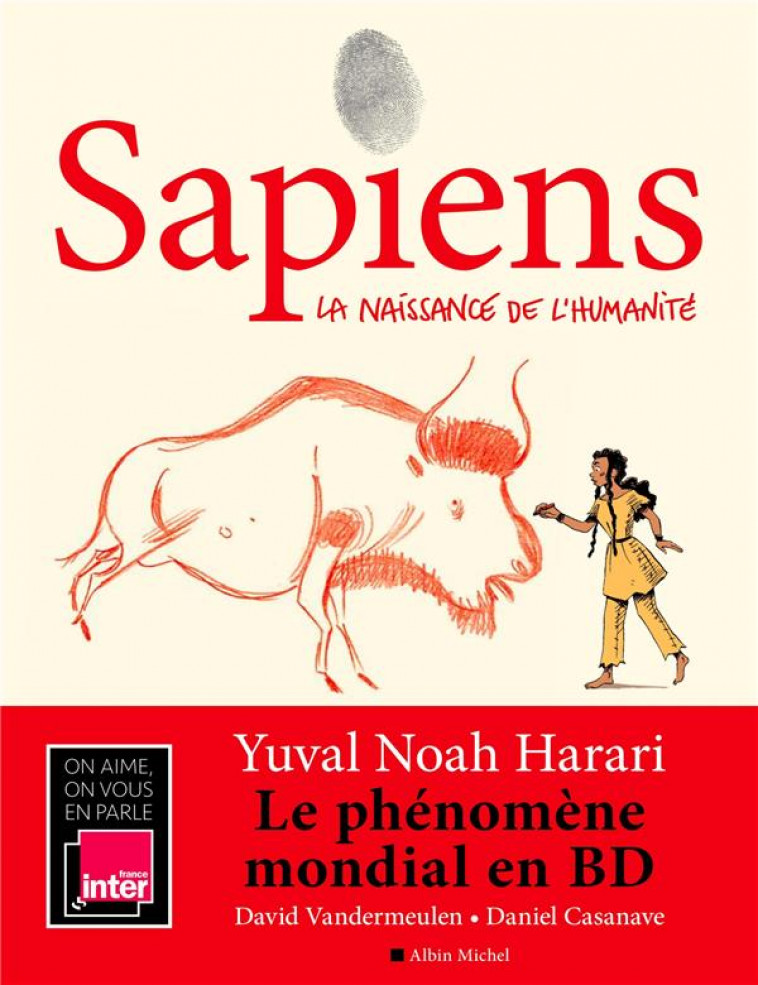 SAPIENS - TOME 1 (BD) - LA NAISSANCE DE L'HUMANITE - HARARI/VANDERMEULEN - NC