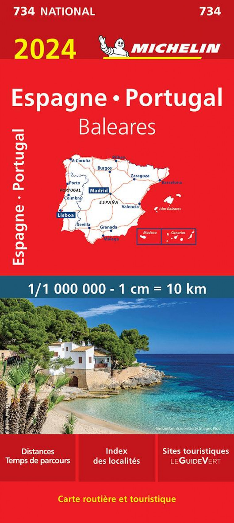 CARTE NATIONALE EUROPE - CARTE NATIONALE ESPAGNE, PORTUGAL 2024 - XXX - MICHELIN