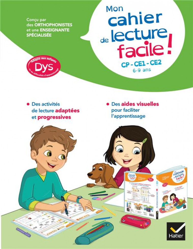 MA METHODE DE LECTURE FACILE ! CP, CE1  -  DYS -  TESSIER, THOMAS - HATIER SCOLAIRE