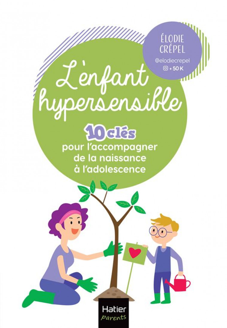 L'ENFANT HYPERSENSIBLE : 10 CLES POUR L'ACCOMPAGNER DE LA NAISSANCE A L'ADOLESCENCE - CREPEL, ELODIE  - HATIER SCOLAIRE