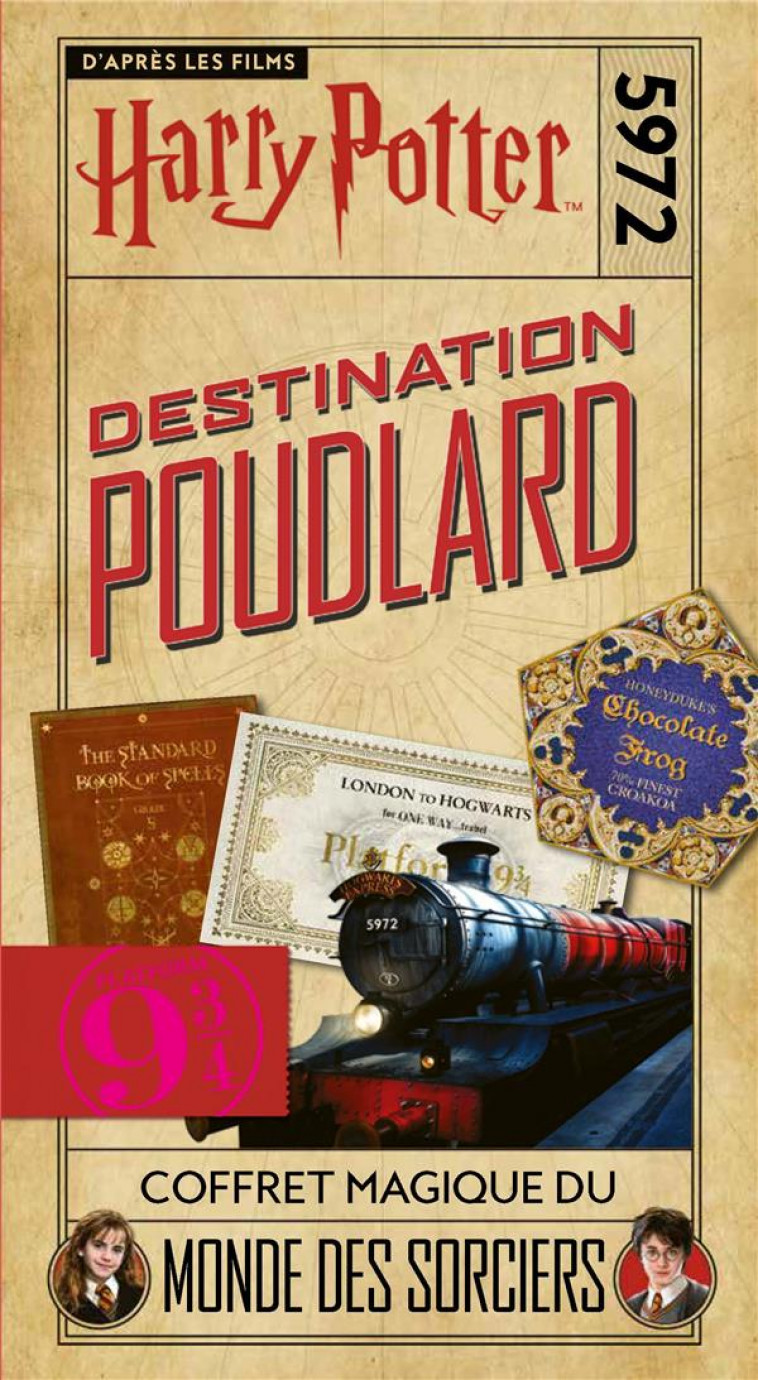 HARRY POTTER - DESTINATION POUDLARD - COFFRET MAGIQUE DU MONDE DES SORCIERS - COLLECTIF - GALLIMARD