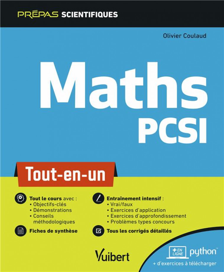 MATHS PCSI  -  TOUT-EN-UN - COULAUD, OLIVIER  - VUIBERT