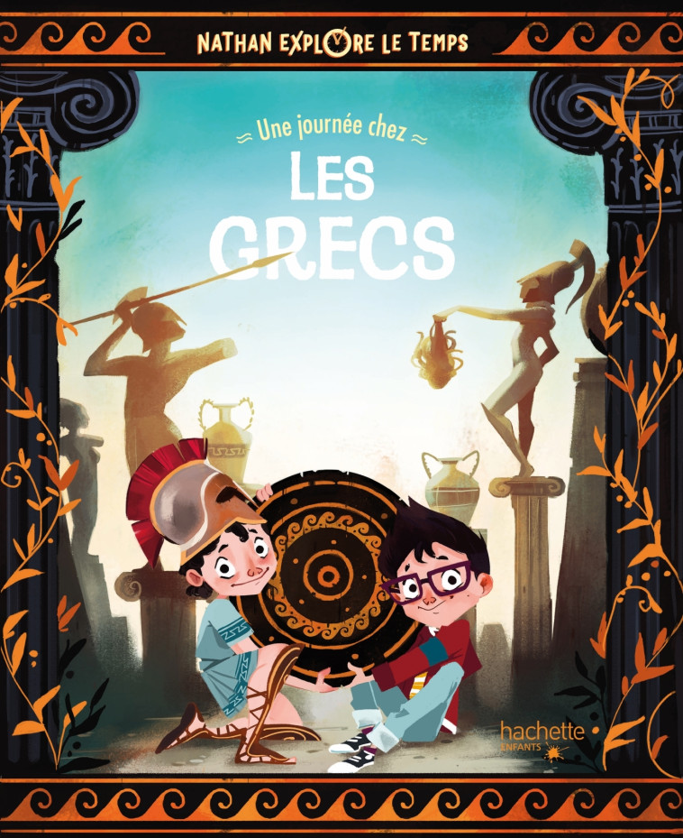 Nathan explore le temps - Une journée chez les Grecs - Corradin Clarissa, Jacopo Olivieri Jacopo Olivieri - HACHETTE ENFANT