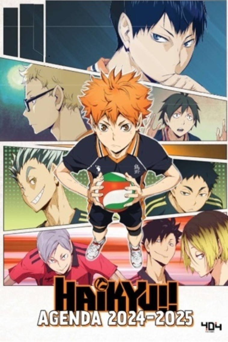 Agenda Haikyu!! 2024-2025 - Furudate Haruichi, CRUNCHYROLL CRUNCHYROLL - 404 EDITIONS