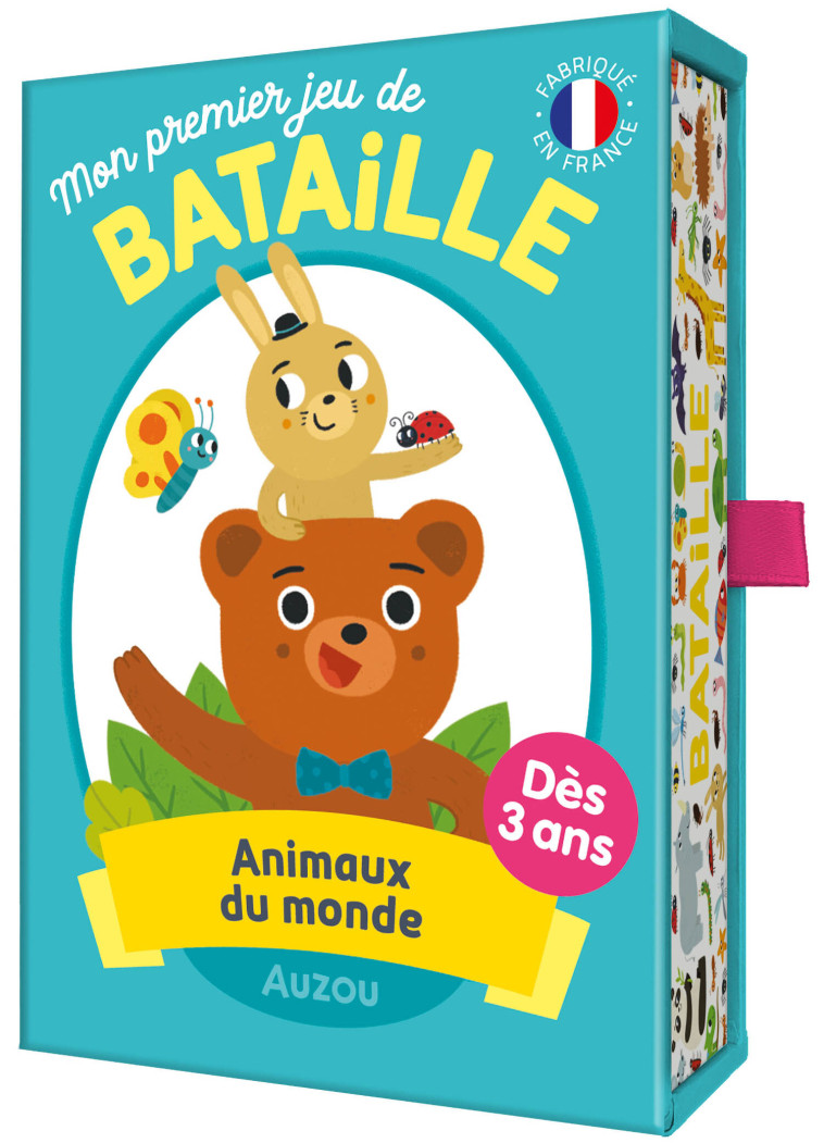 JEUX DE CARTES - MON PREMIER JEU DE BATAILLE - ANIMAUX DU MONDE - ROWE Thereza, VILLIE Karabatzia - AUZOU