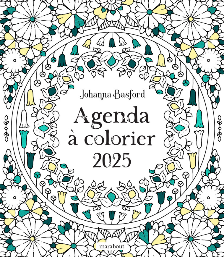 Agenda Basford à colorier 2025 - Basford Johanna - MARABOUT