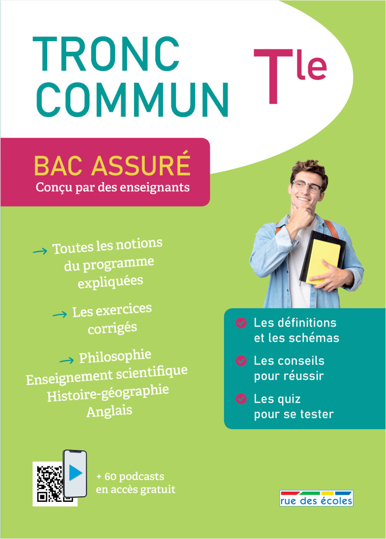 Bac assuré - Tronc commun - Terminale -  Collectif - RUE DES ECOLES