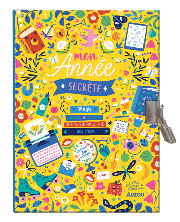 MA PAPETERIE CRÉATIVE - MON CARNET SECRET - MON ANNÉE SECRÈTE - Anna DEEGAN - AUZOU