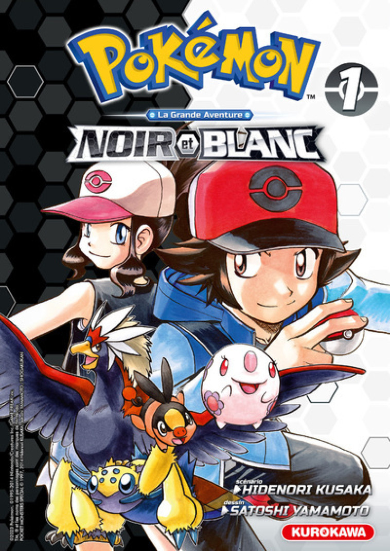 Pokémon Noir & Blanc Double - Tome 1 - Hidenori Kusaka, Satoshi Yamamoto, Fabien Vautrin - KUROKAWA