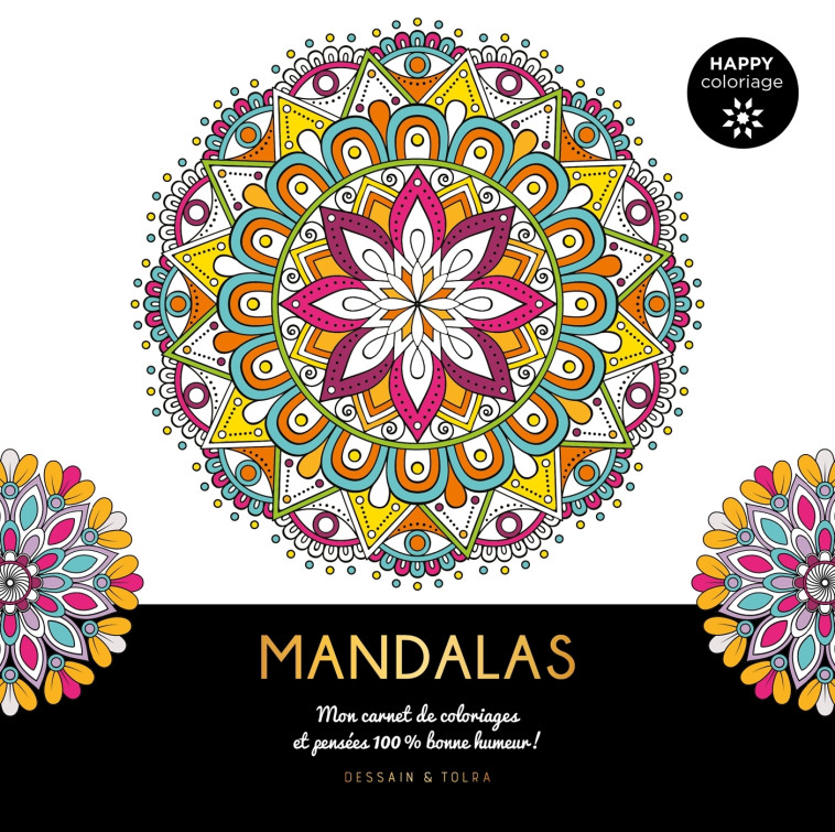 Mandalas - Happy coloriage - XXX - DESSAIN TOLRA