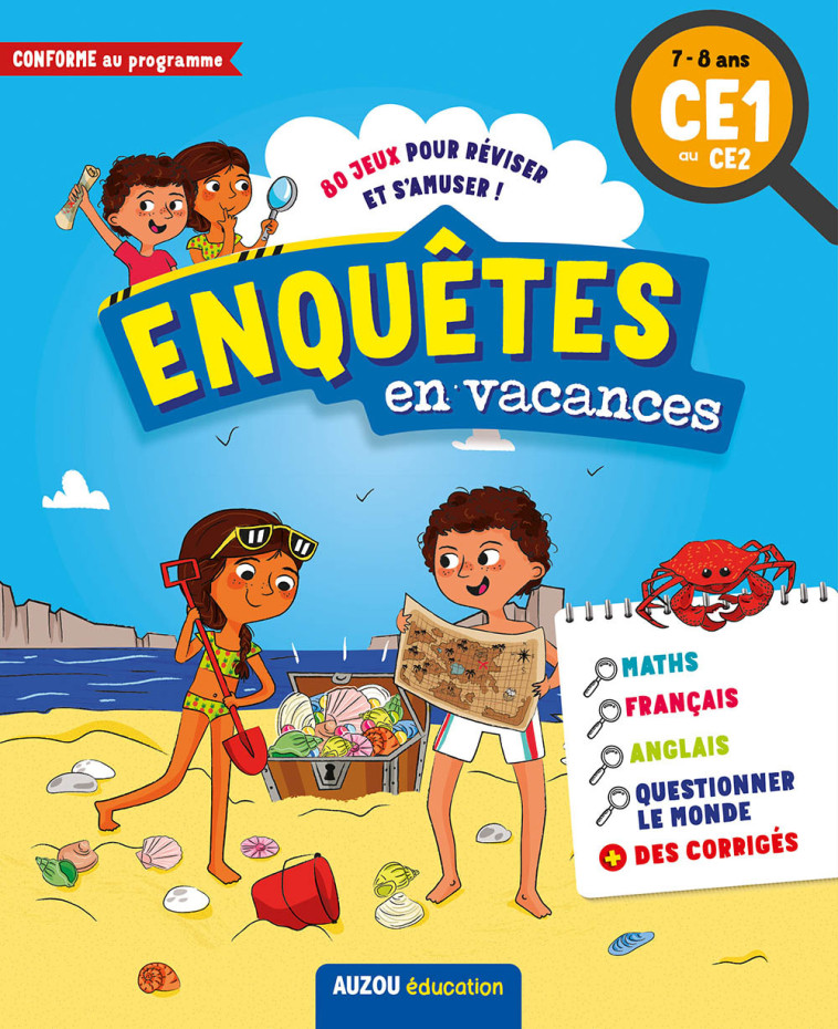 ENQUÊTES EN VACANCES - CE1 AU CE2 - Alice Turquois - AUZOU