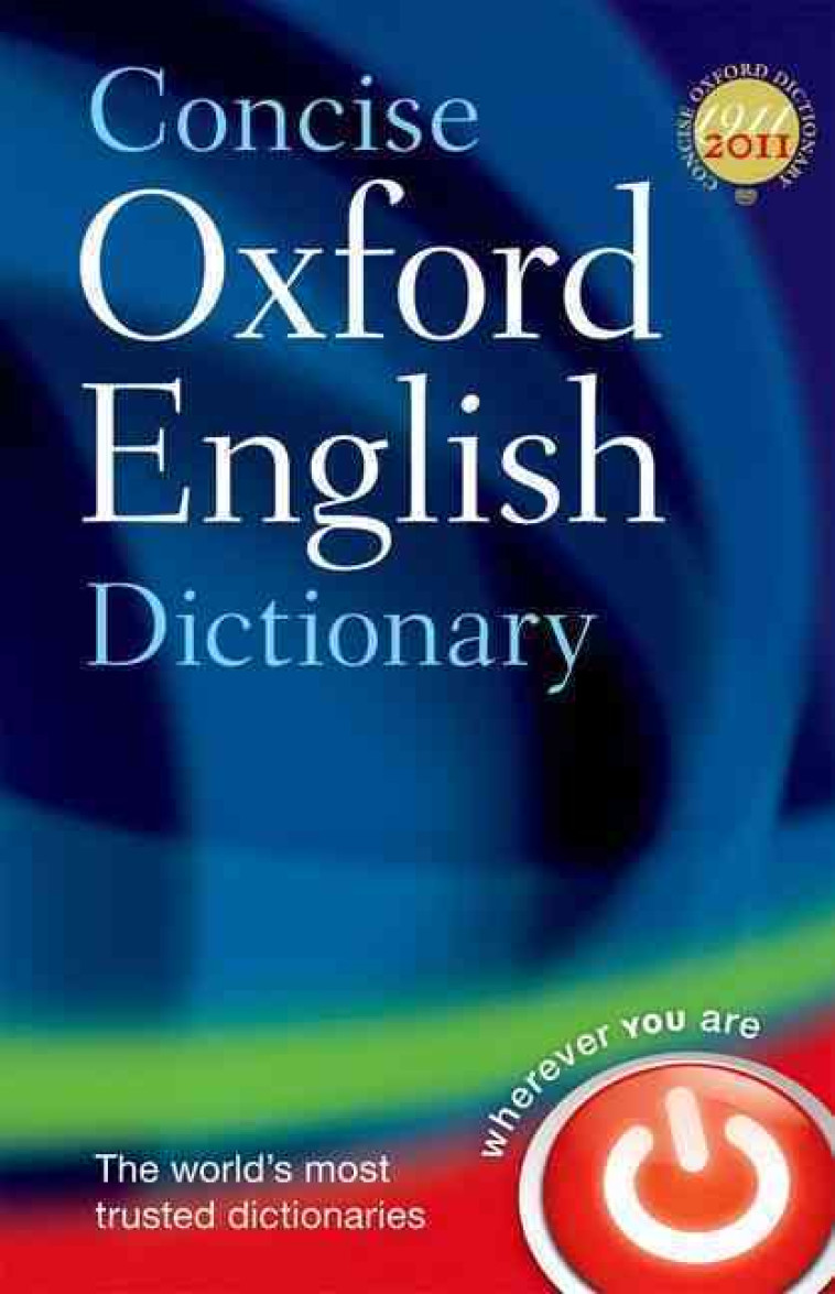 English Concise Dictionary with free booklet from the original 1911 -  Collectif - OXFORD