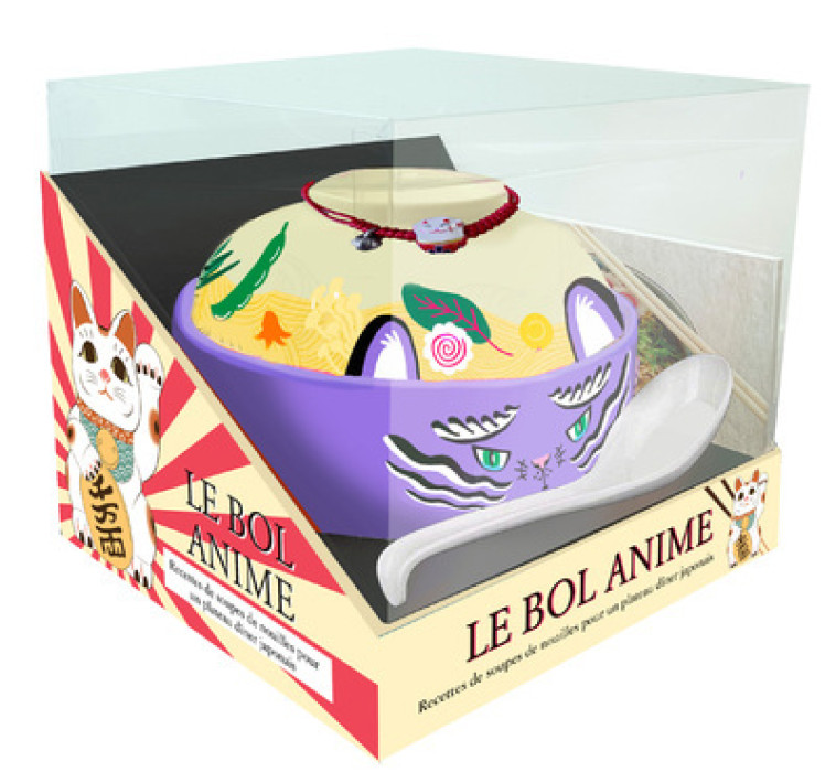 Coffret Les dîners ramen du chat bol - Collectif Collectif,  Collectif - FIRST