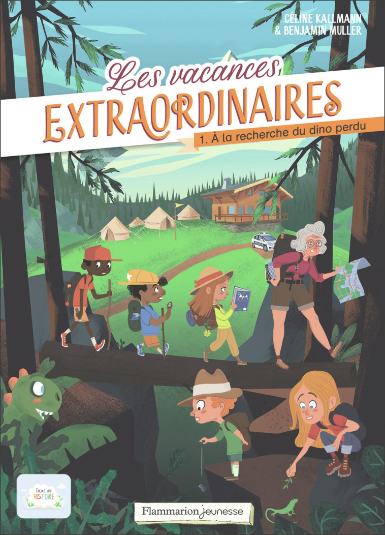 À la recherche du dino perdu - Benjamin Muller, Céline Kallmann, Stéphane Astier, Johan Balloo - FLAM JEUNESSE