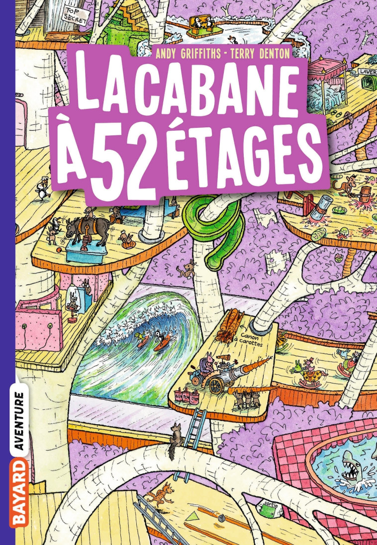 La Cabane à 13 étages poche , Tome 04 - Andy Griffiths, Terry Denton, Samir Senoussi - BAYARD JEUNESSE