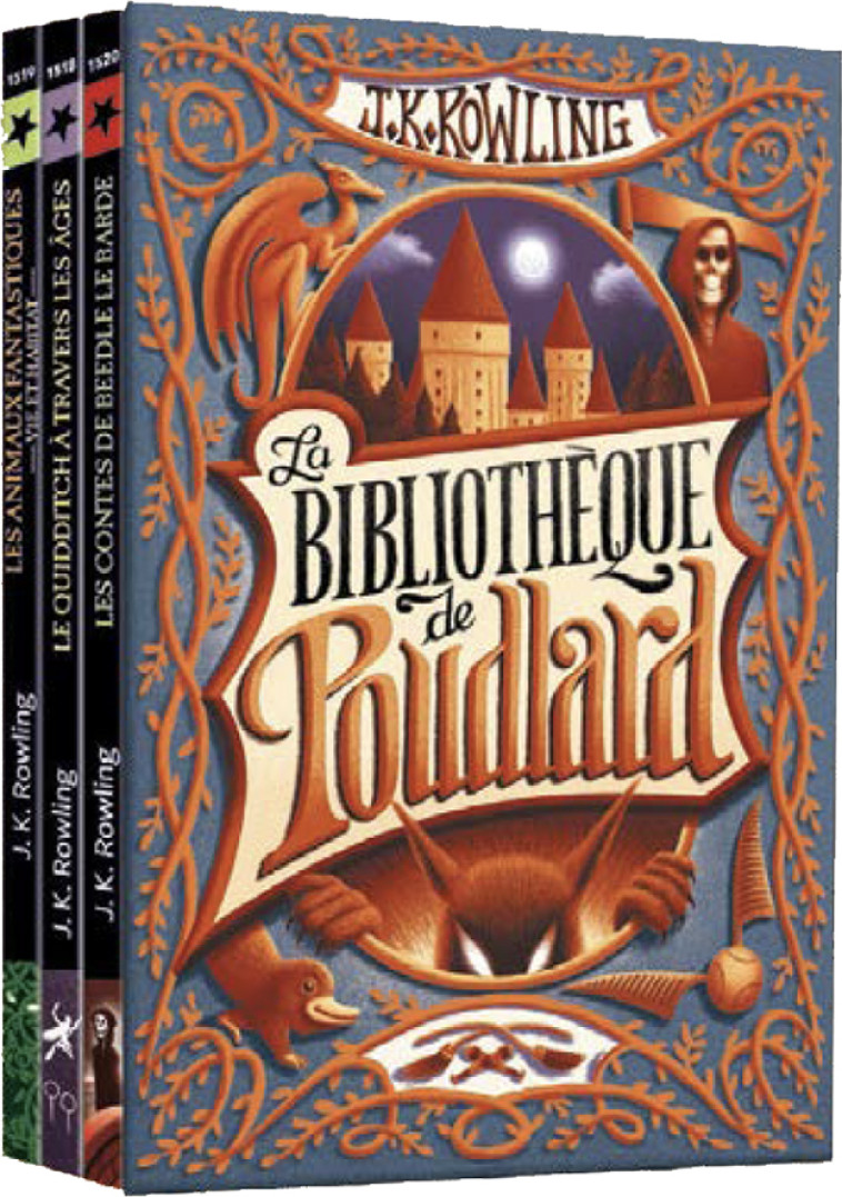 La bibliothèque de Poudlard - J.K. ROWLING, Jean-François Ménard - GALLIMARD JEUNE