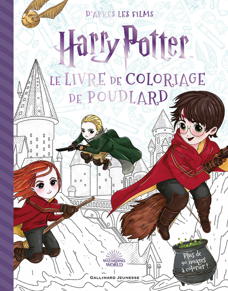 Harry Potter - Le Livre de coloriage de Poudlard -  Collectif - GALLIMARD JEUNE