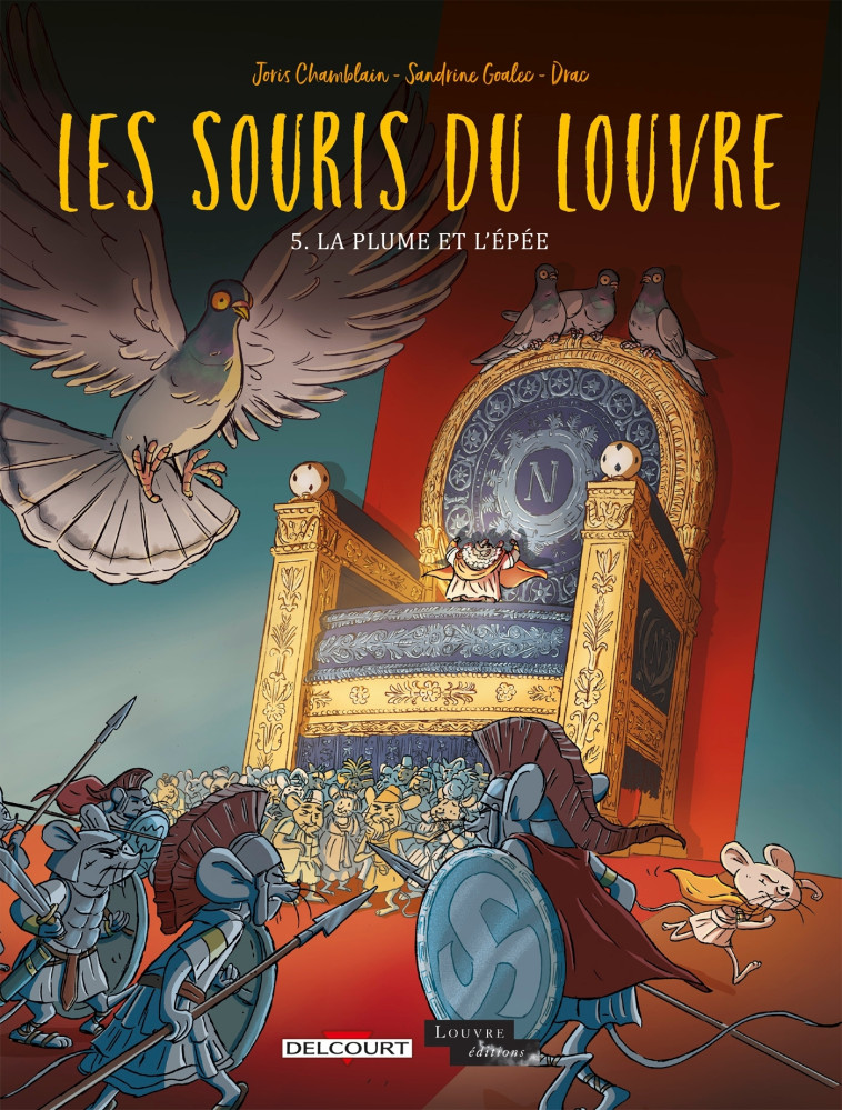 Les Souris du Louvre T05 - Joris Chamblain, Sandrine Goalec - DELCOURT