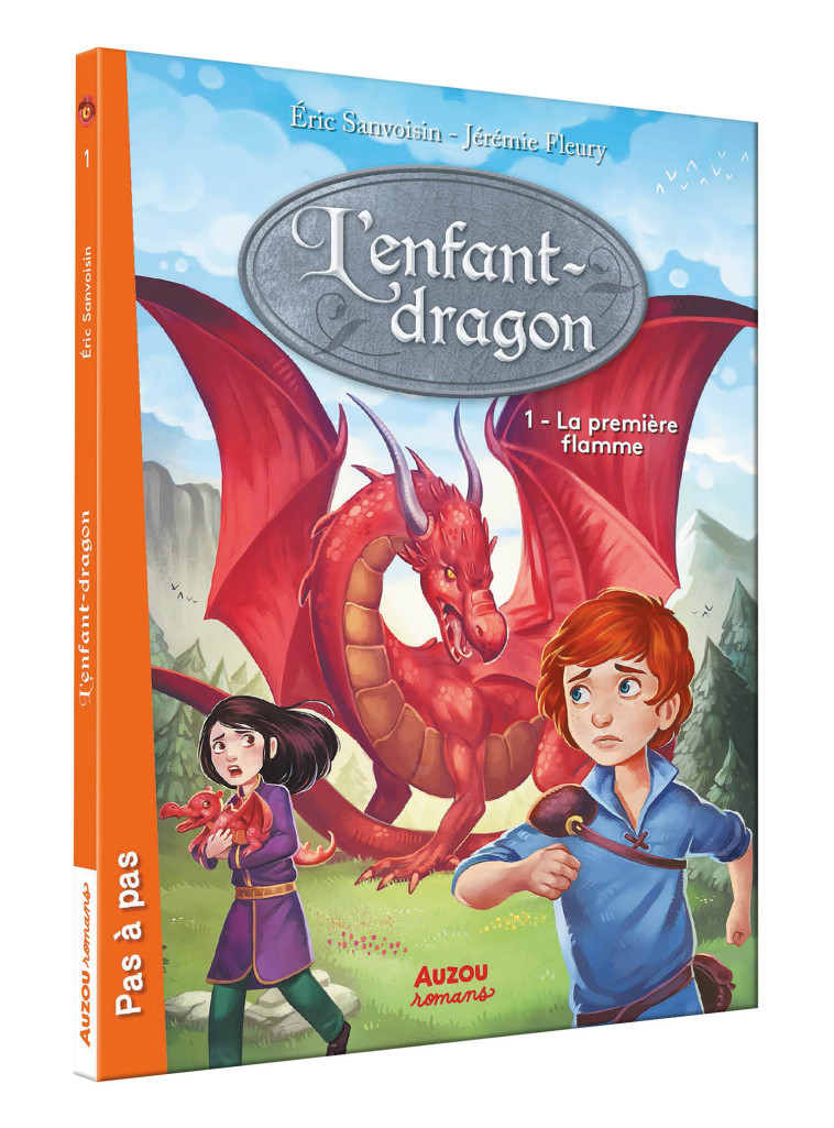 L'ENFANT DRAGON - TOME 1 - LA PREMIÈRE FLAMME - Éric Sanvoisin, Jérémie Fleury, Susan ALLEN MAURIN - AUZOU