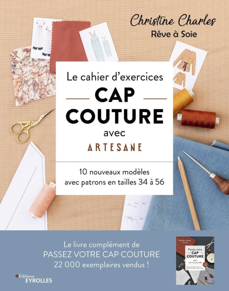 Le cahier d'exercices CAP couture avec Artesane - Christine Charles - EYROLLES