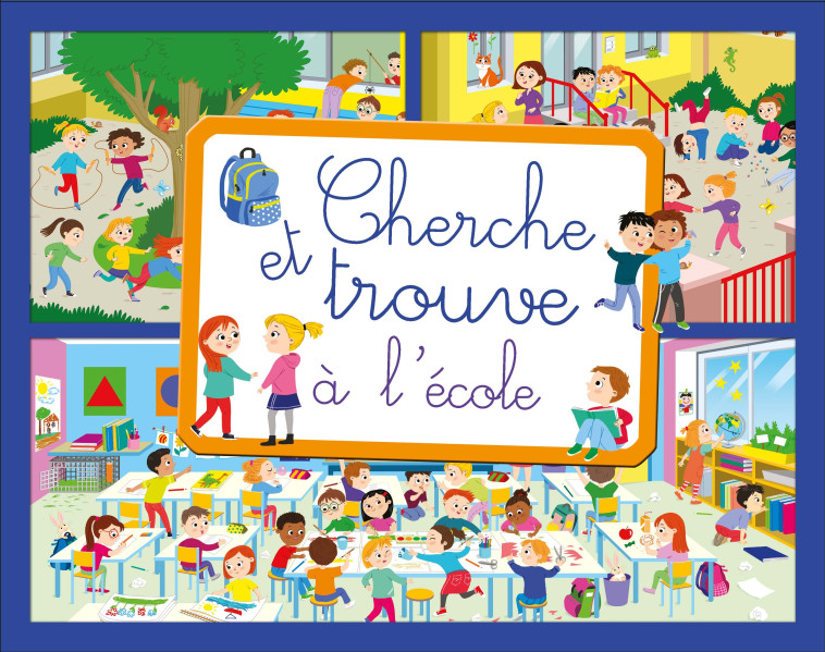 A l'école - Cherche et trouve - Raphaella Cosco - PICCOLIA