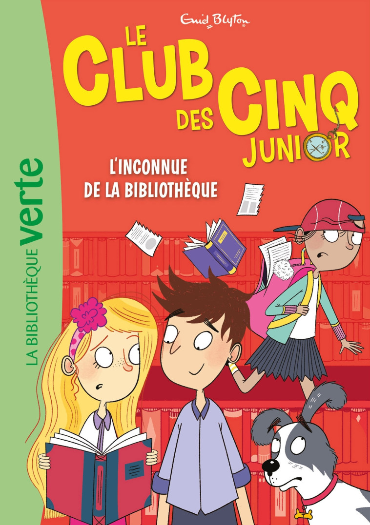 Le Club des Cinq Junior 16 - L'inconnue de la Bibliothèque - Enid Blyton - HACHETTE JEUN.