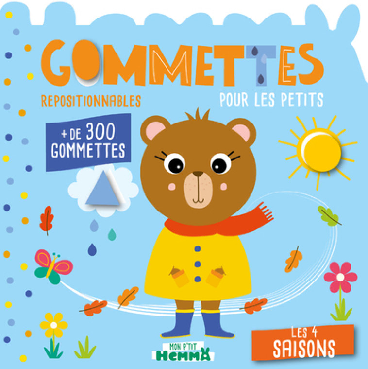 Mon P'tit Hemma Gommettes pour les petits - Les 4 saisons - Carotte et compagnie Carotte et compagnie, Collectif Collectif - HEMMA