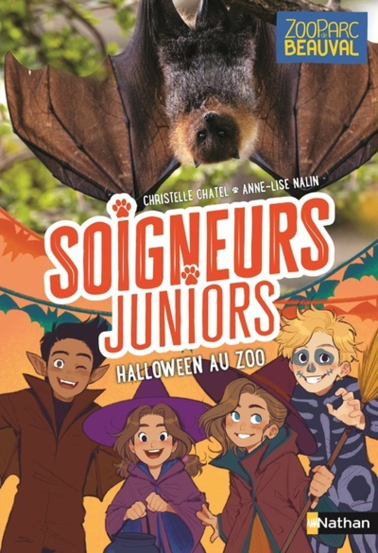 Soigneurs juniors - tome 10 Halloween au zoo - Christelle Chatel, Anne-Lise Nalin - NATHAN