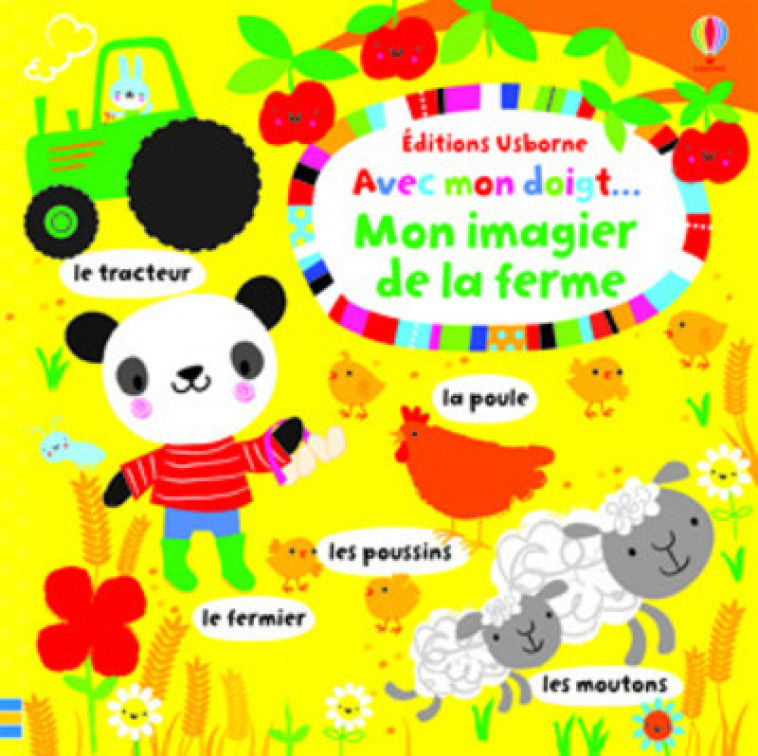 Avec mon doigt... Mon imagier de la ferme - Stella Baggott - USBORNE