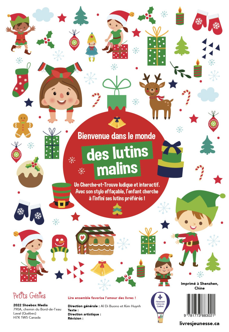 Cherche et trouve les Lutins malins - Kim Huynh - PETITS GENIES