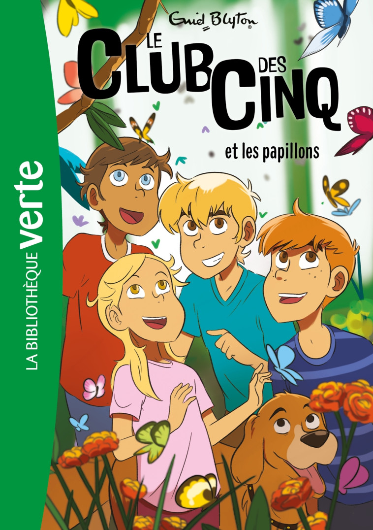 Le Club des Cinq 17 NED - Et les papillons - Enid Blyton - HACHETTE JEUN.