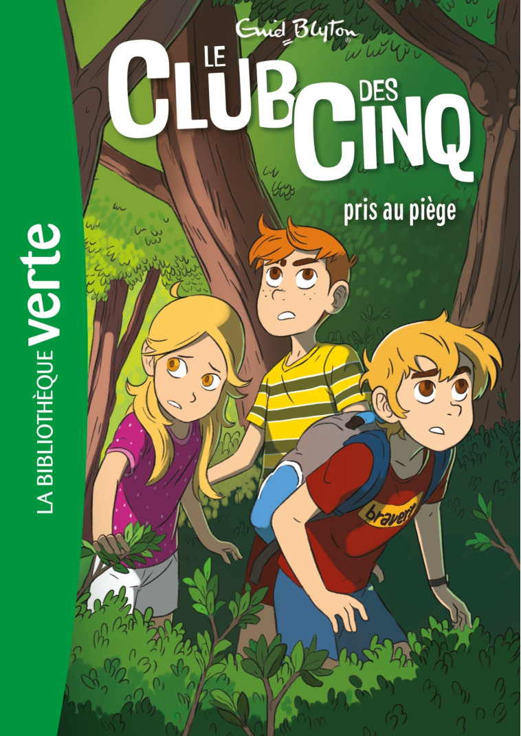 Le Club des Cinq 08 NED - Le Club des Cinq pris au piège - Enid Blyton - HACHETTE JEUN.